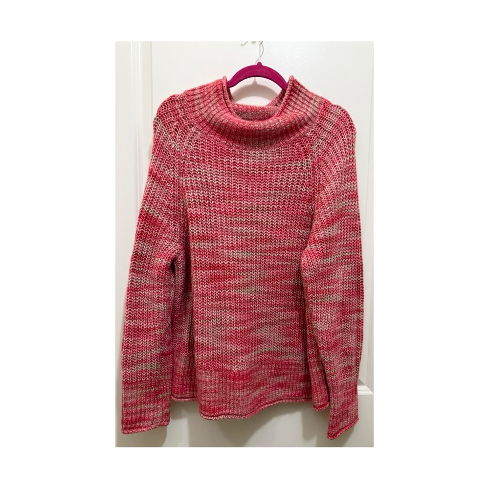 NIC + ZOE Textured Knit Turtleneck Sweater